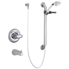Universal Tub Trim Hand Shower and Grab Bar