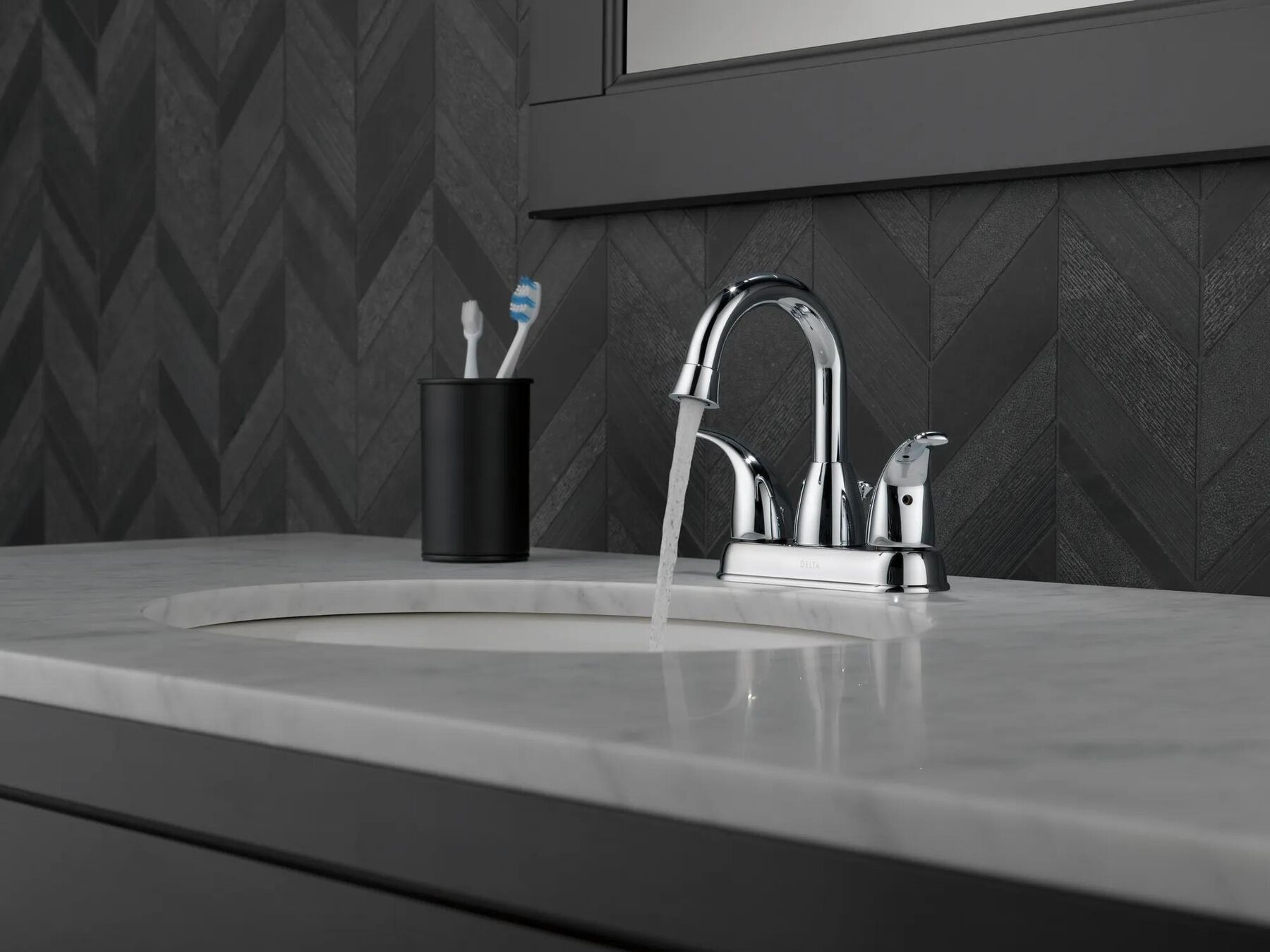 Two Handle Centerset Bathroom Faucet