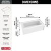 EverEdge Bathtub 60"x30" Right Drain