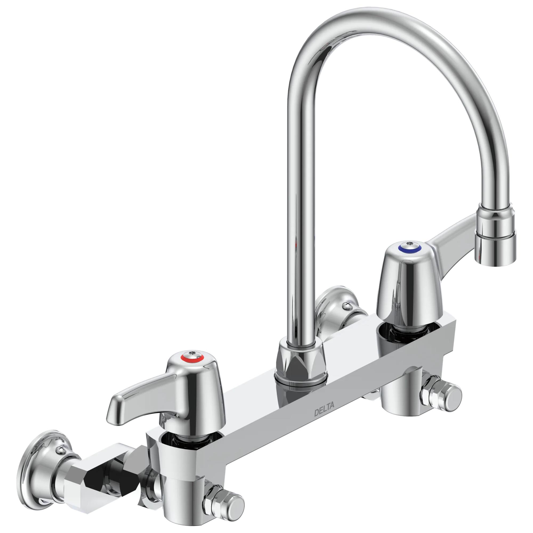 Two Handle 8 In Wallmount Service Sink Faucet