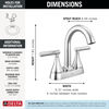 Centerset Lavatory Faucet with 14 Series Tub Shower Trim and Rough Bundle