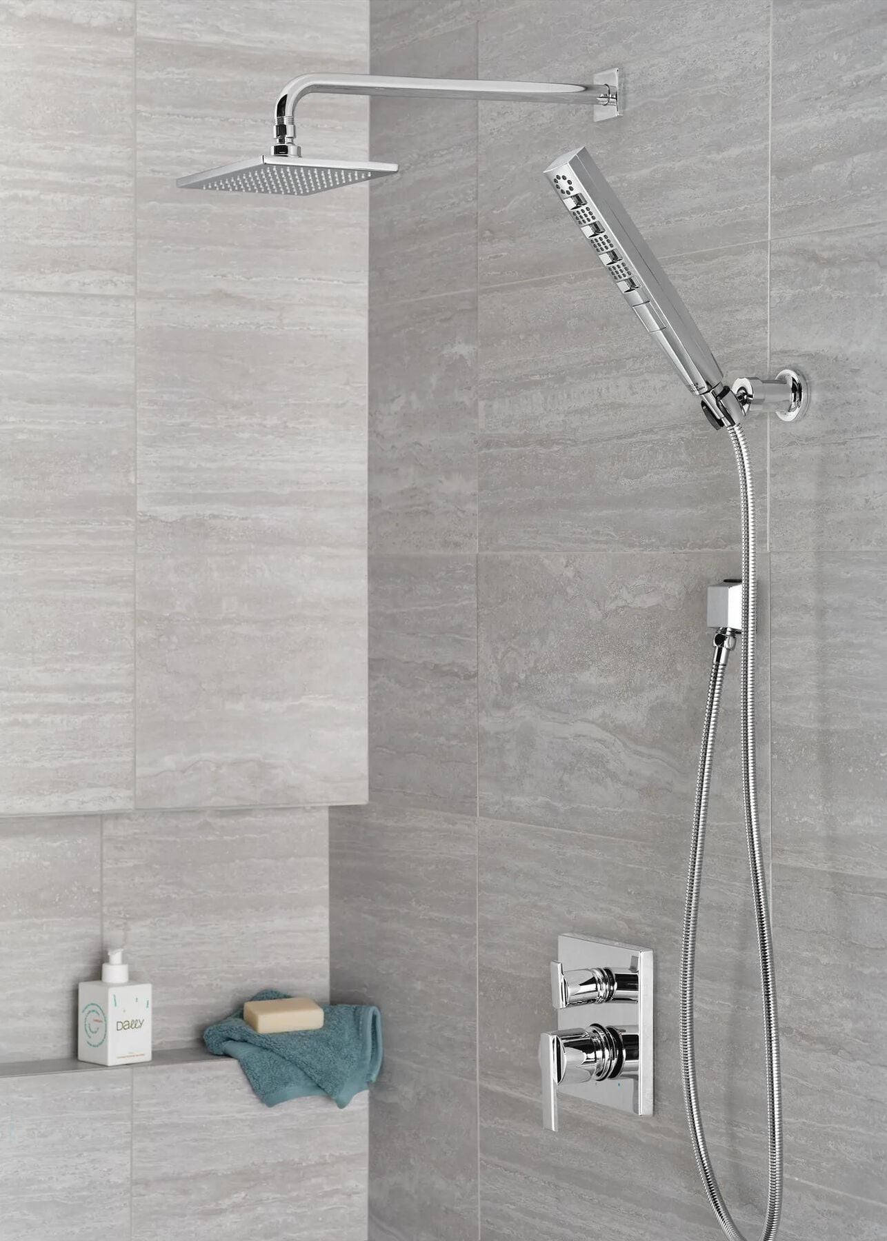 3-Setting Custom Shower Bundle with Raincan - 14 Series