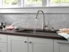 Single Handle Pull-Down Kitchen Faucet with Touch2O&reg; Technology and Soap Dispenser