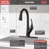 Single Handle Pull-Down Bar / Prep Faucet with Touch<sub>2</sub>O&reg; Technology