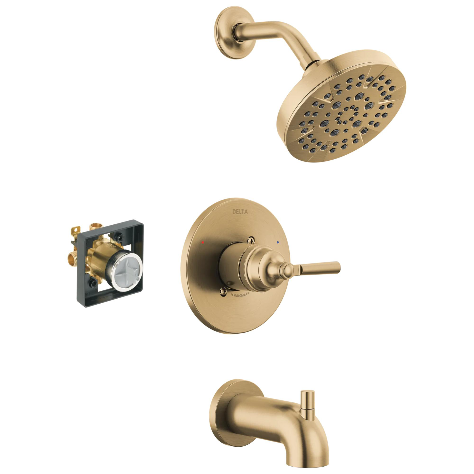 Tub Shower Trim with Universal Rough Bundle - 14 Series