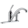 Single Handle Kitchen Faucet with Integral Spray (Recertified)