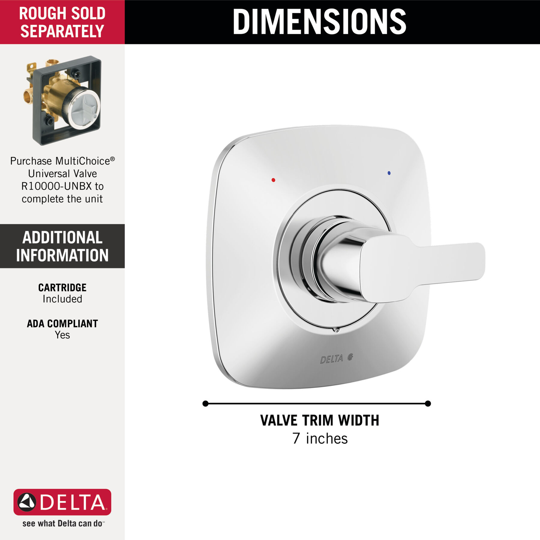 Monitor 14 Series Valve Only Trim