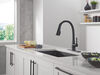 Single Handle Pull-Down Kitchen Faucet With ShieldSpray&reg;&nbsp;Technology in Matte Black
