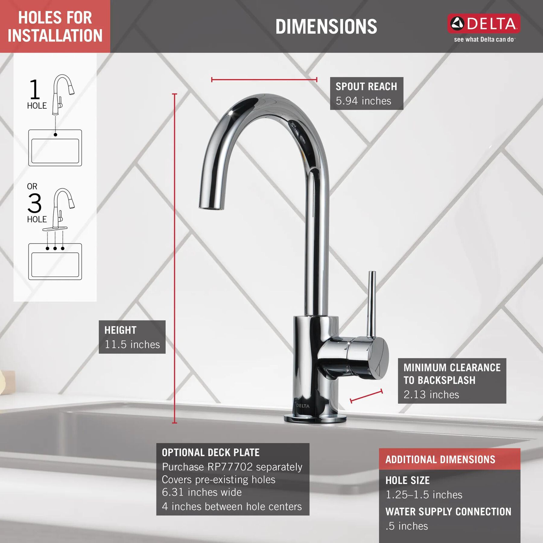 True Bar Limited Swivel (Recertified)