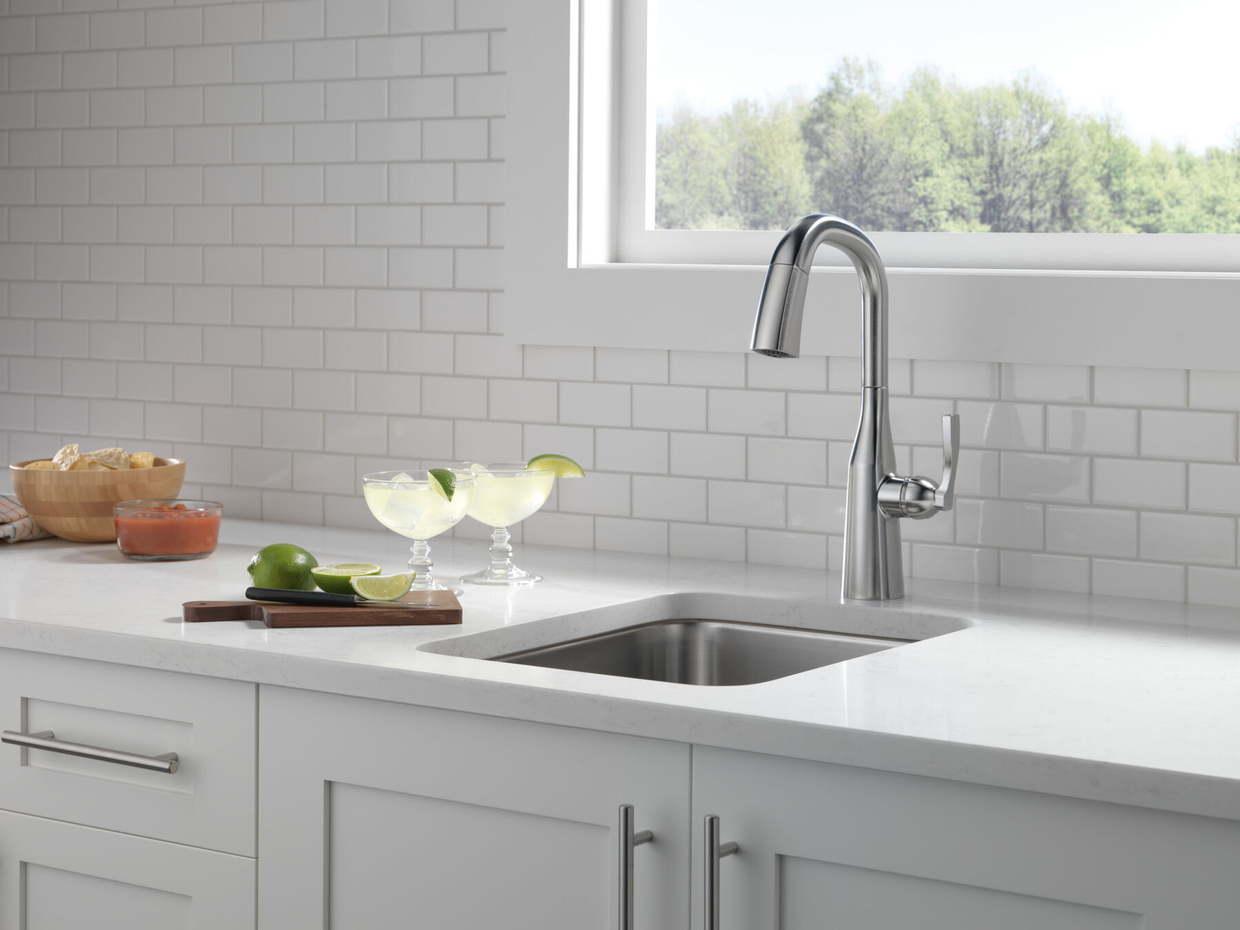 Single Handle Pull-Down Bar/Prep Faucet