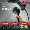 HydroRain&reg; H<sub>2</sub>Okinetic&reg; 5-Setting Two-in-One Shower Head