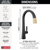 Touch<sub>2</sub>O&reg; Technology Kitchen Faucet with Touchless Technology
