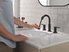 Two Handle Widespread Pull-Down Bathroom Faucet