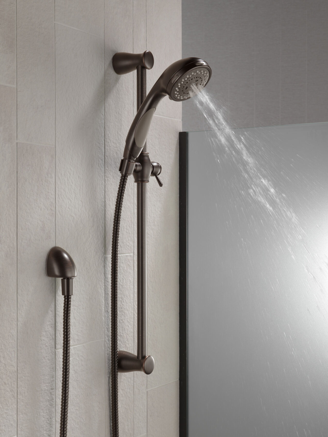 Premium 3-Setting Slide Bar Hand Shower