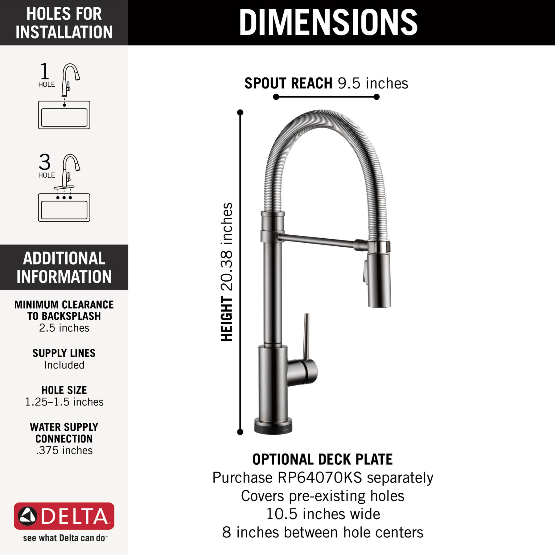 Touchless Pull-Down Kitchen Faucet (Recertified)