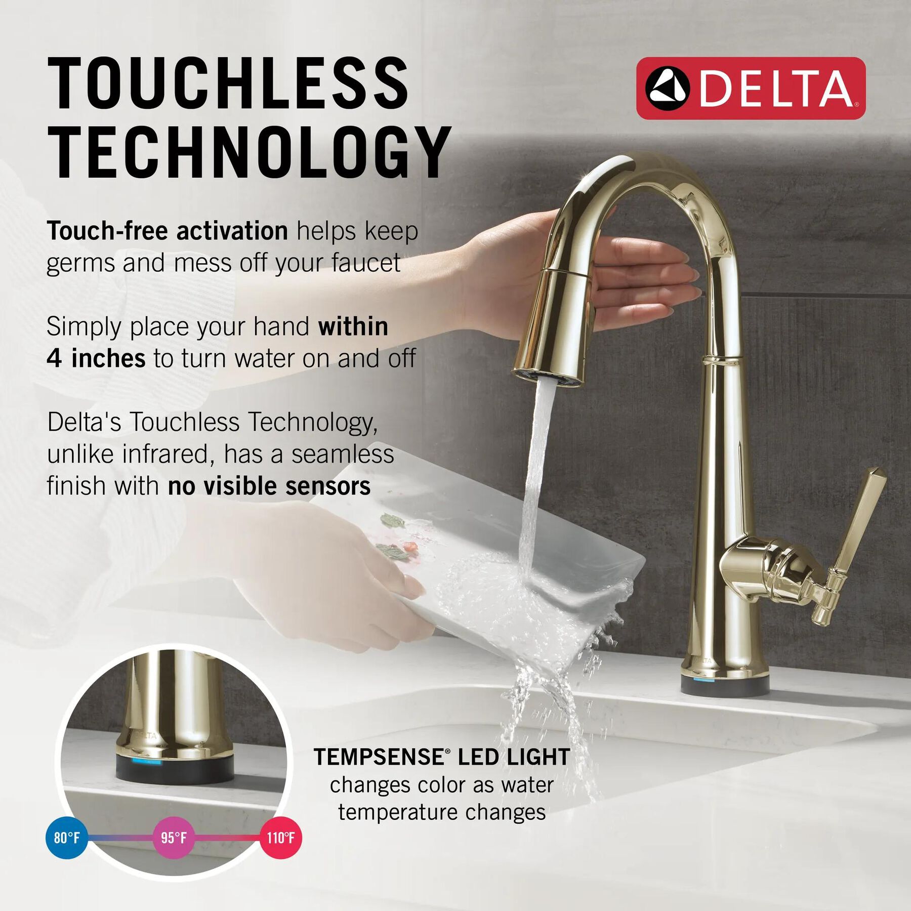 Touch2O&reg; Bar / Prep Faucet with Touchless Technology