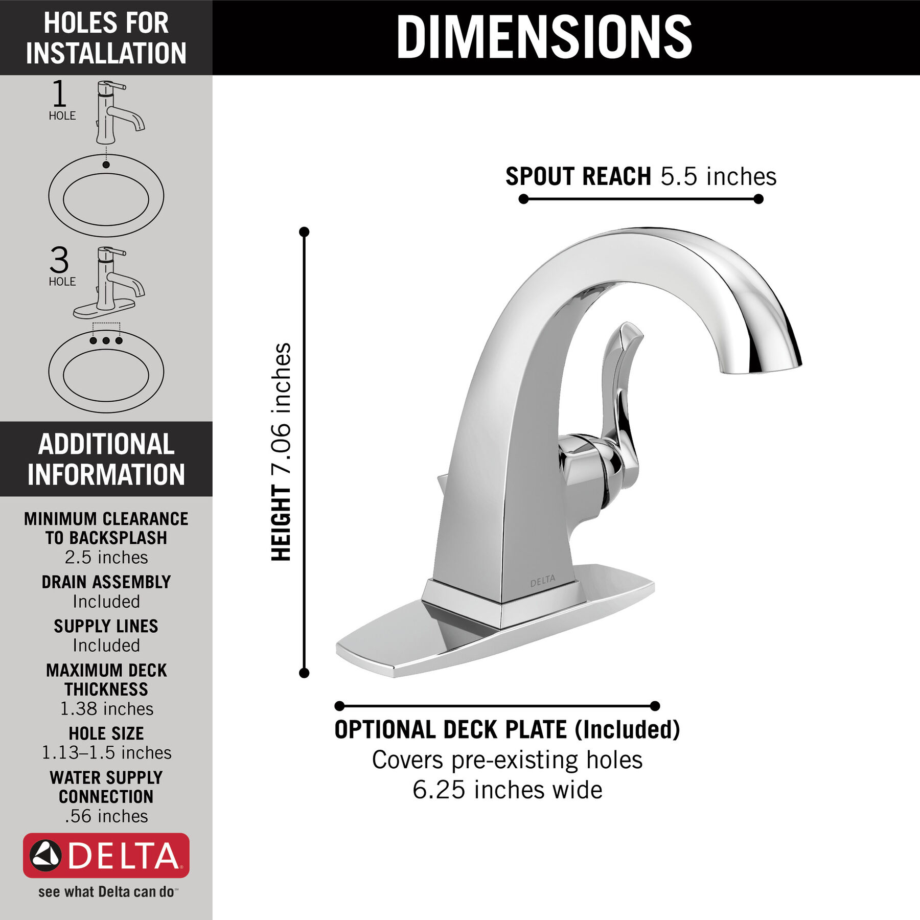 Single Handle Centerset Faucet