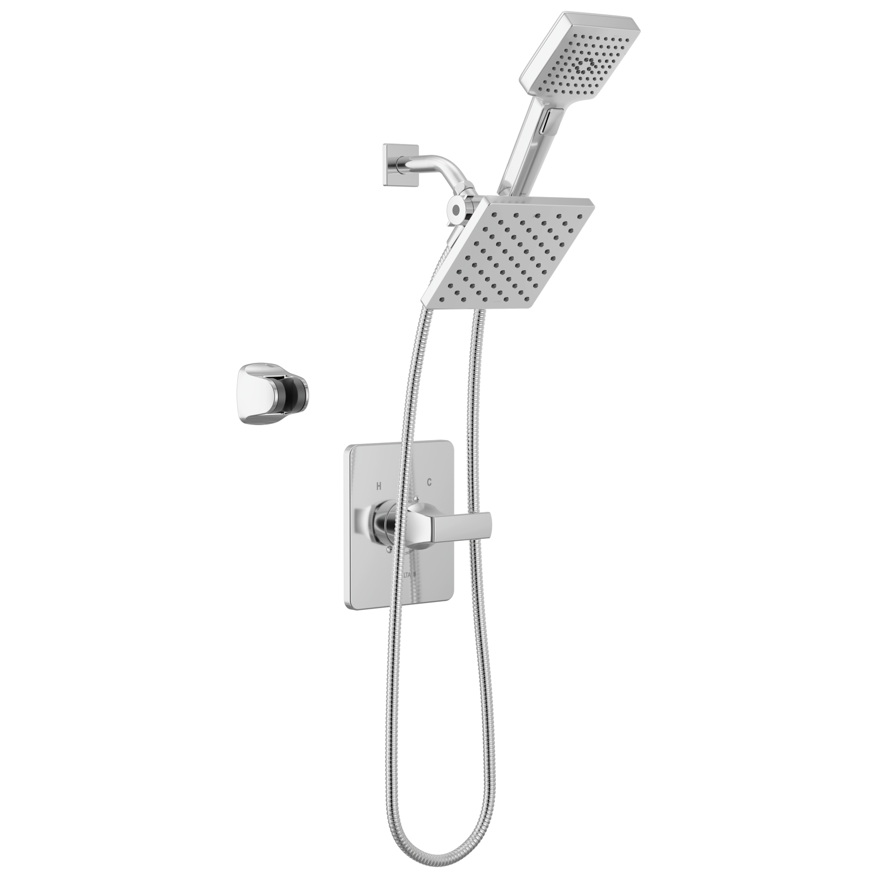 Monitor 14 Series Shower Trim with 5-Setting Combination Showerhead Bundle