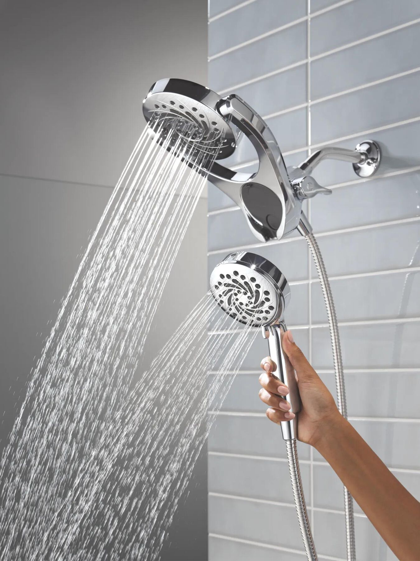 Monitor 14 Series Shower Trim with 5-Setting HydroRain and ProClean Showerhead Bundle