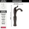 Single Handle Vessel Bathroom Faucet (Recertified)