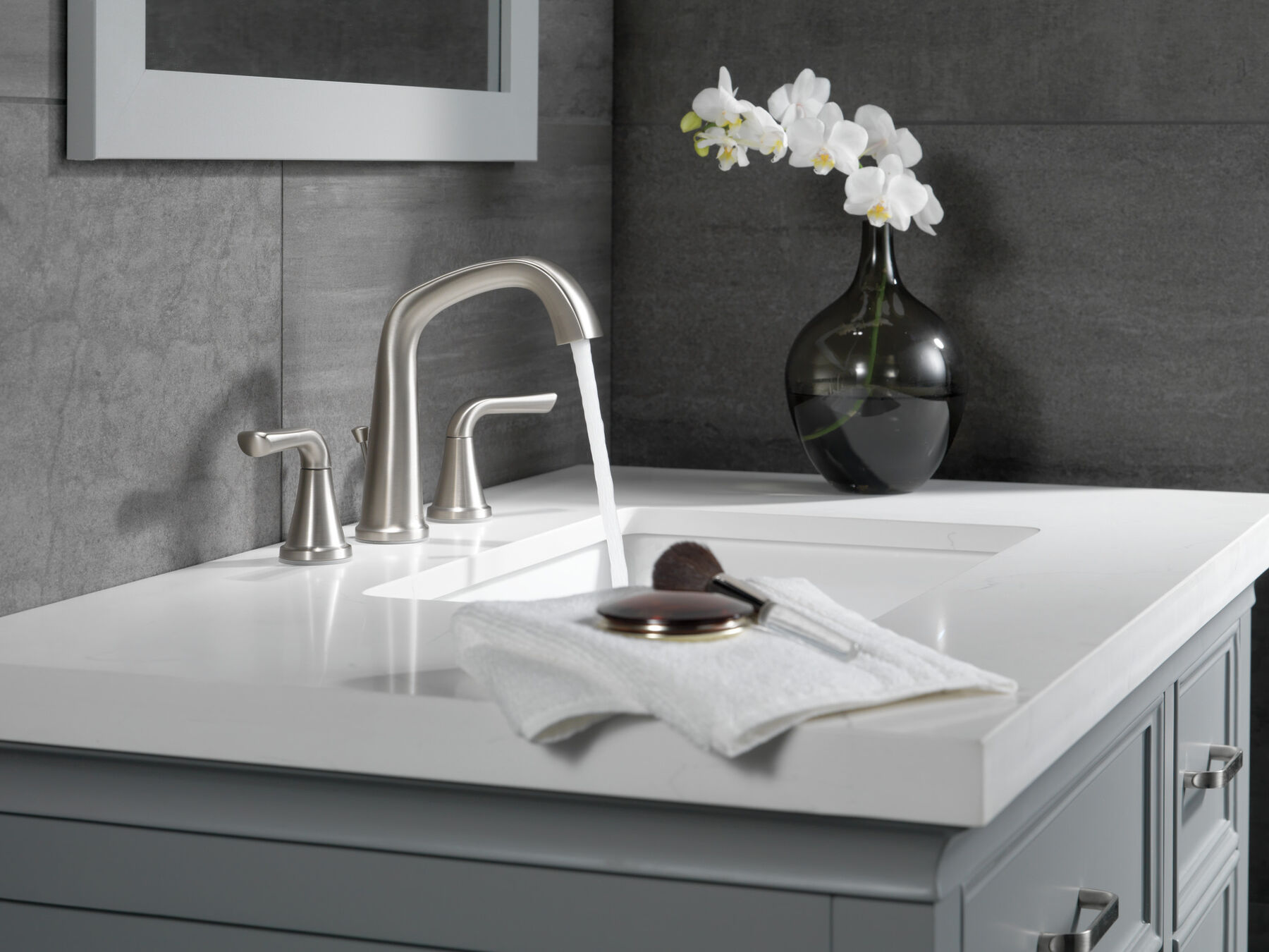 Two Handle Widespread Bathroom Faucet