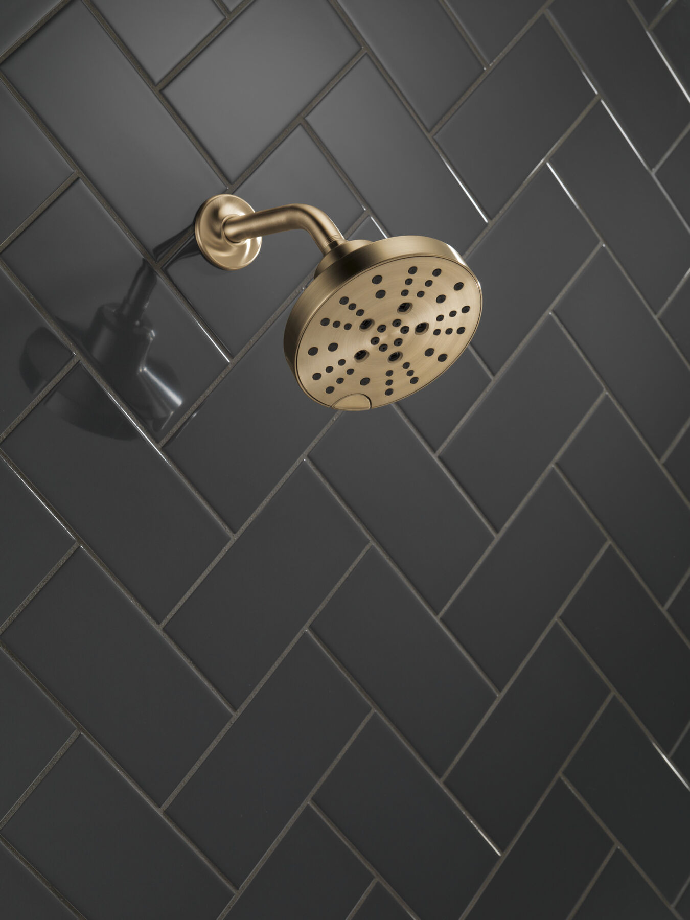 H<sub>2</sub>Okinetic&reg; 5-Setting Contemporary Raincan Shower Head