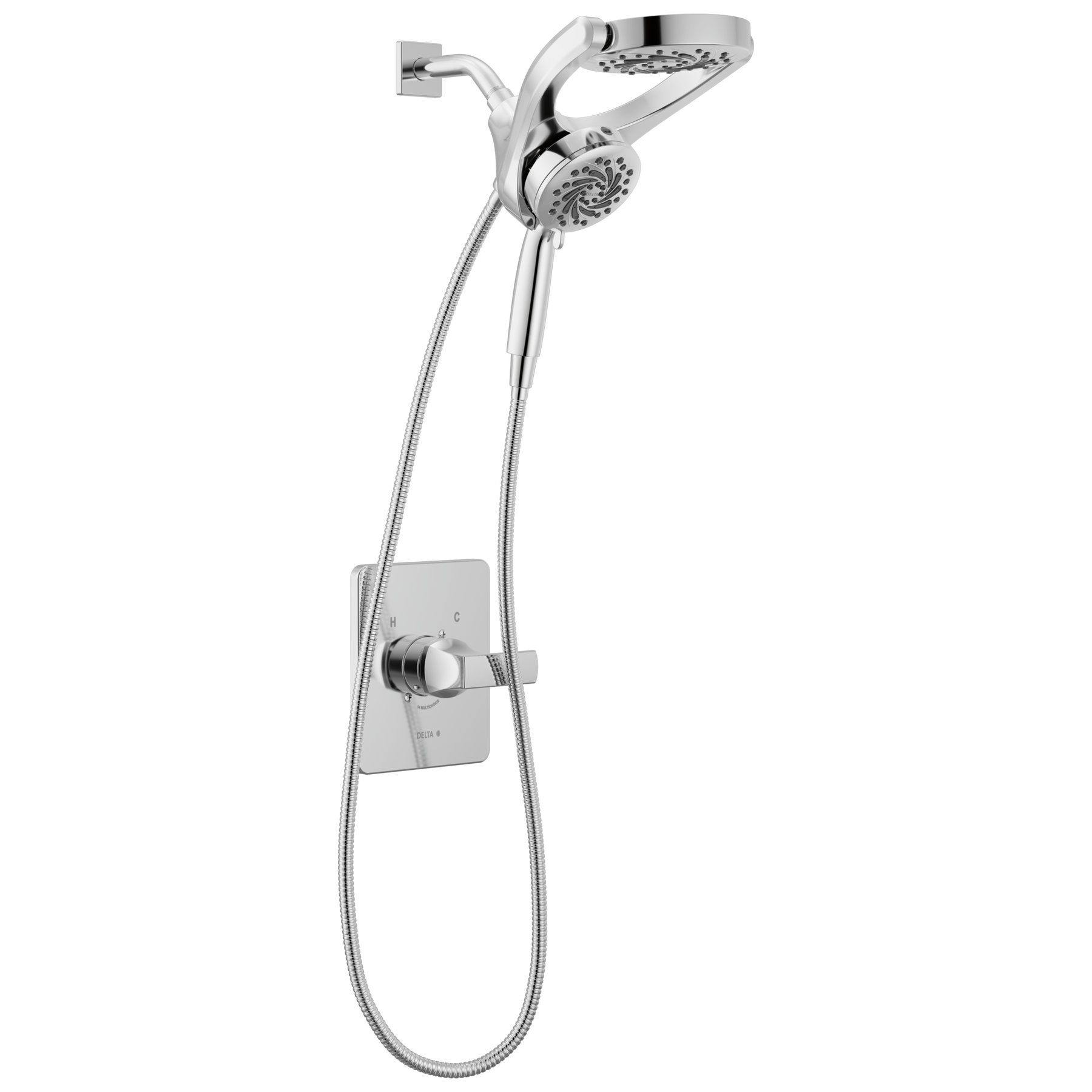 Monitor 14 Series Shower Trim with 5-Setting HydroRain and ProClean Showerhead Bundle