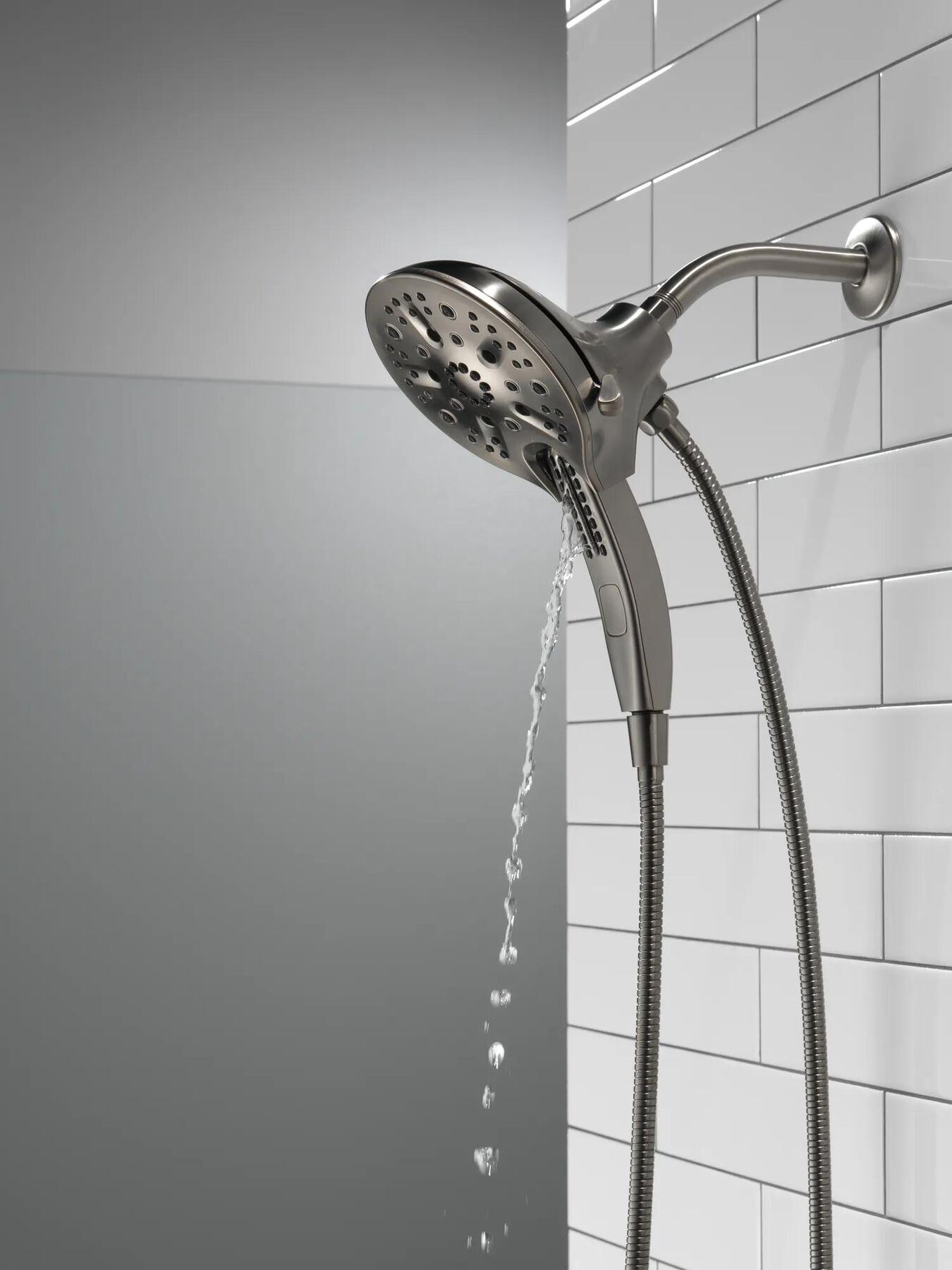 In2ition&reg; H<sub>2</sub>Okinetic&reg; 5-Setting Two-in-One Shower
