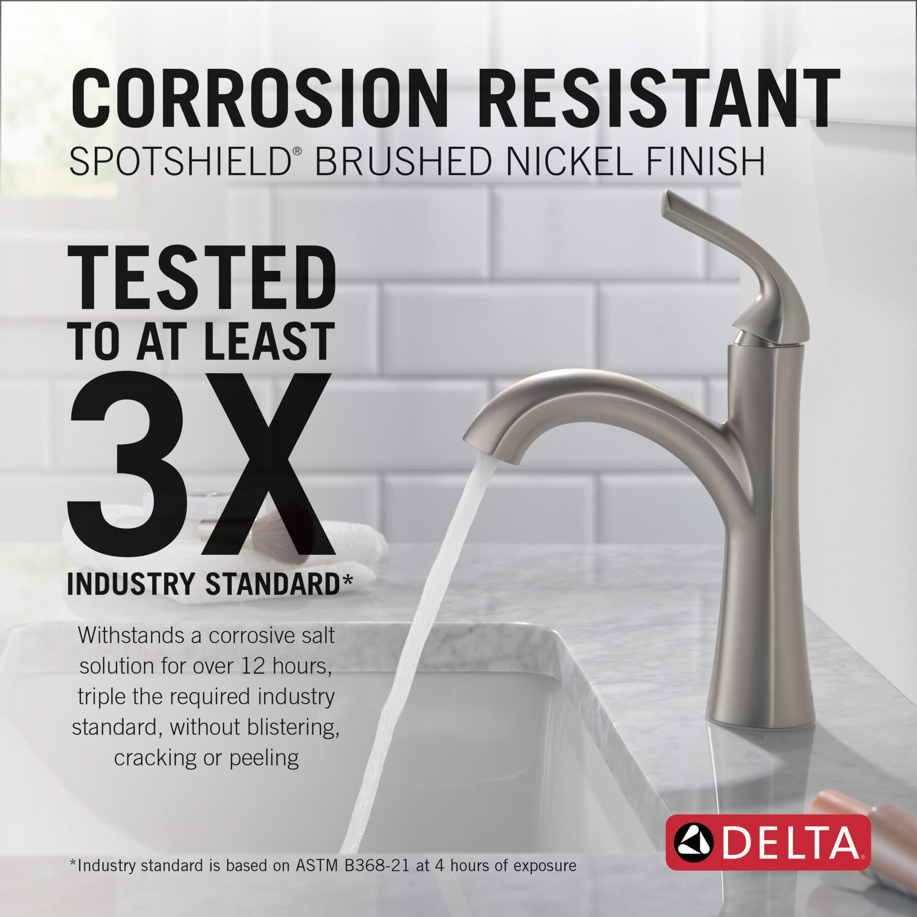 Single Handle Bathroom Faucet (Recertified)