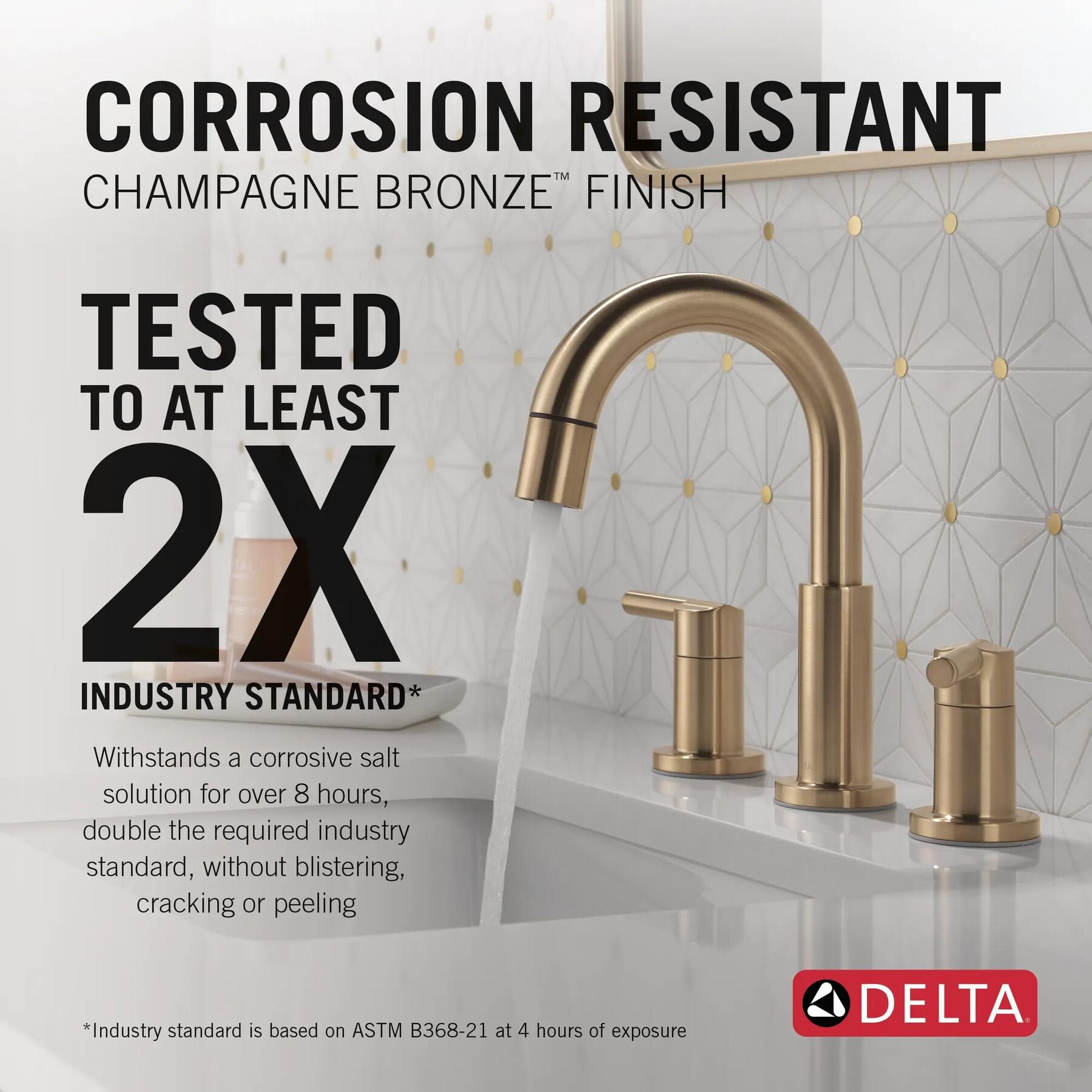 Two Handle Widespread Pull-Down Bathroom Faucet