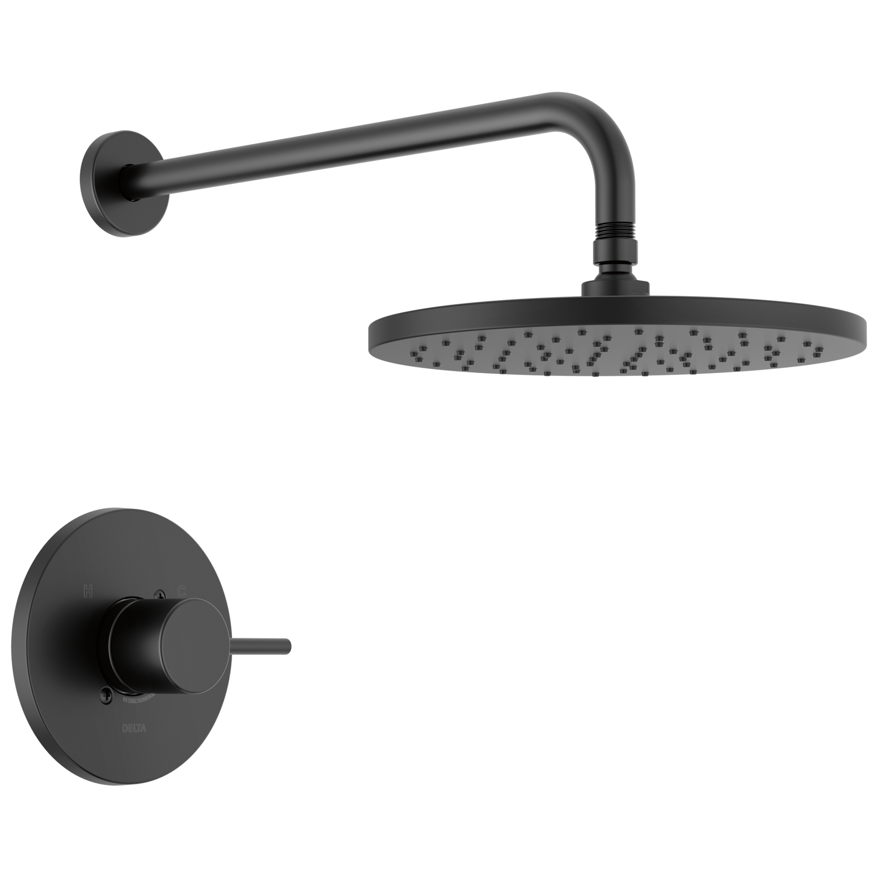 10" Circle Raincan Monitor 14 Series Shower Trim (Recertified)