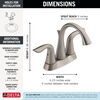 Two Handle Centerset Bathroom Faucet
