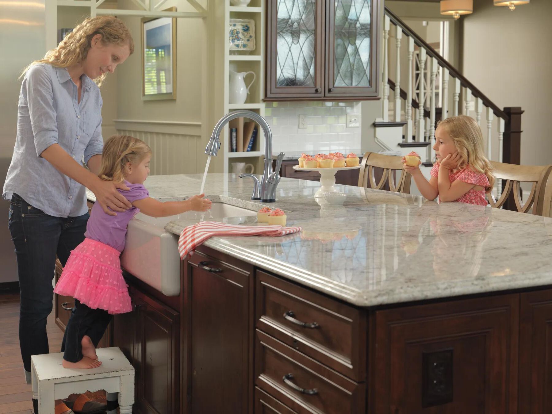 Single Handle Pull-Down Kitchen Faucet with Touch<sub>2</sub>O&reg; and ShieldSpray&reg; Technologies