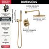 Monitor&reg; 14 Series Shower with Raincan & Hand Shower (Recertified)