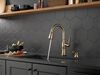 Single Handle Pull-Down Kitchen Faucet with Touch<sub>2</sub>O&reg; Technologyand Soap Dispenser