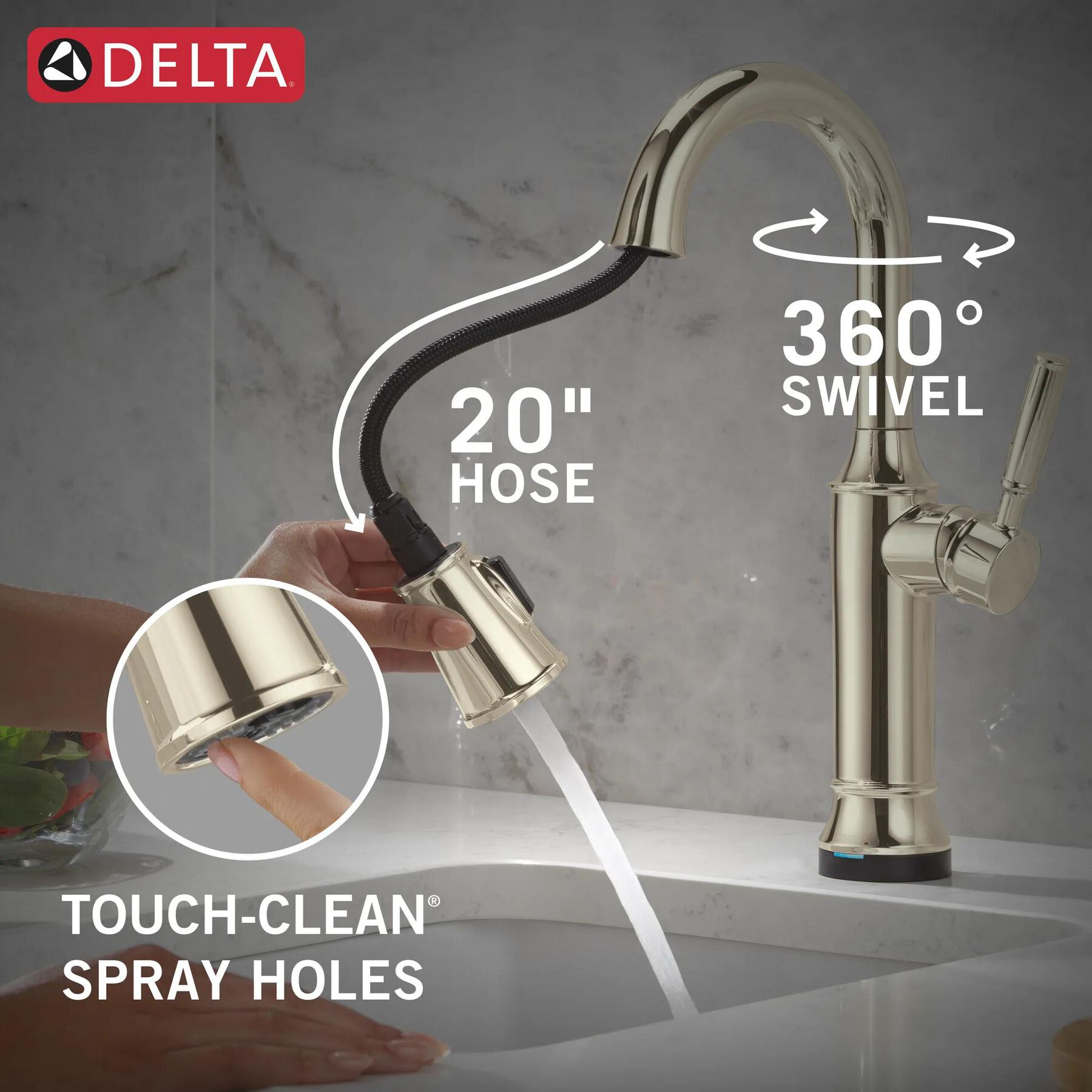 Touch2O&reg; Bar / Prep Faucet with Touchless Technology