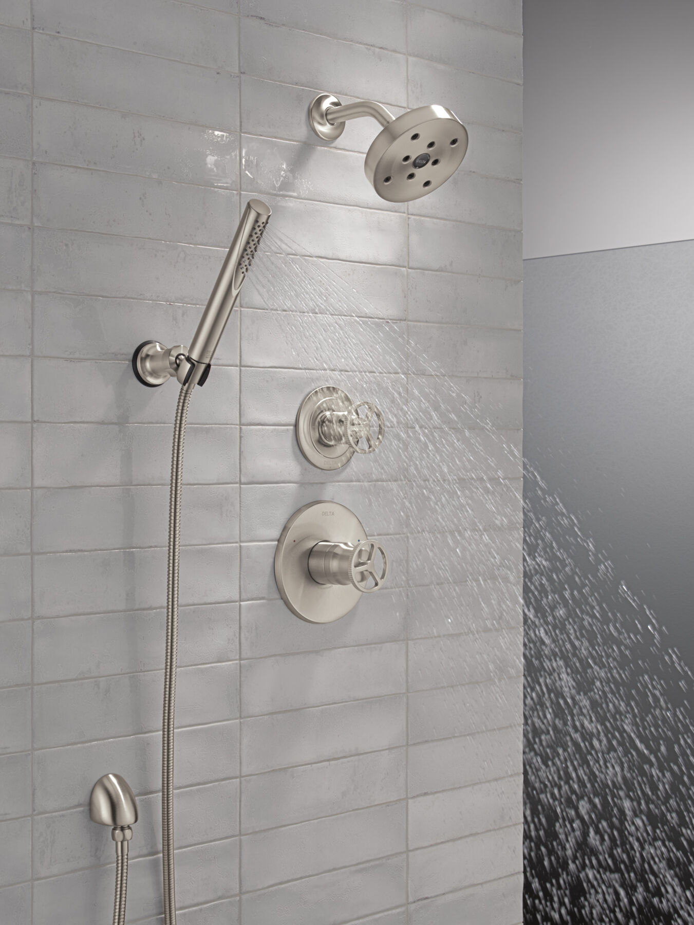 Premium Single-Setting Adjustable Wall Mount Hand Shower