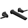 Two Handle Wall Mount Bathroom Faucet (Recertified)