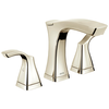 Two Handle Widespread Bathroom Faucet - Metal Pop-Up