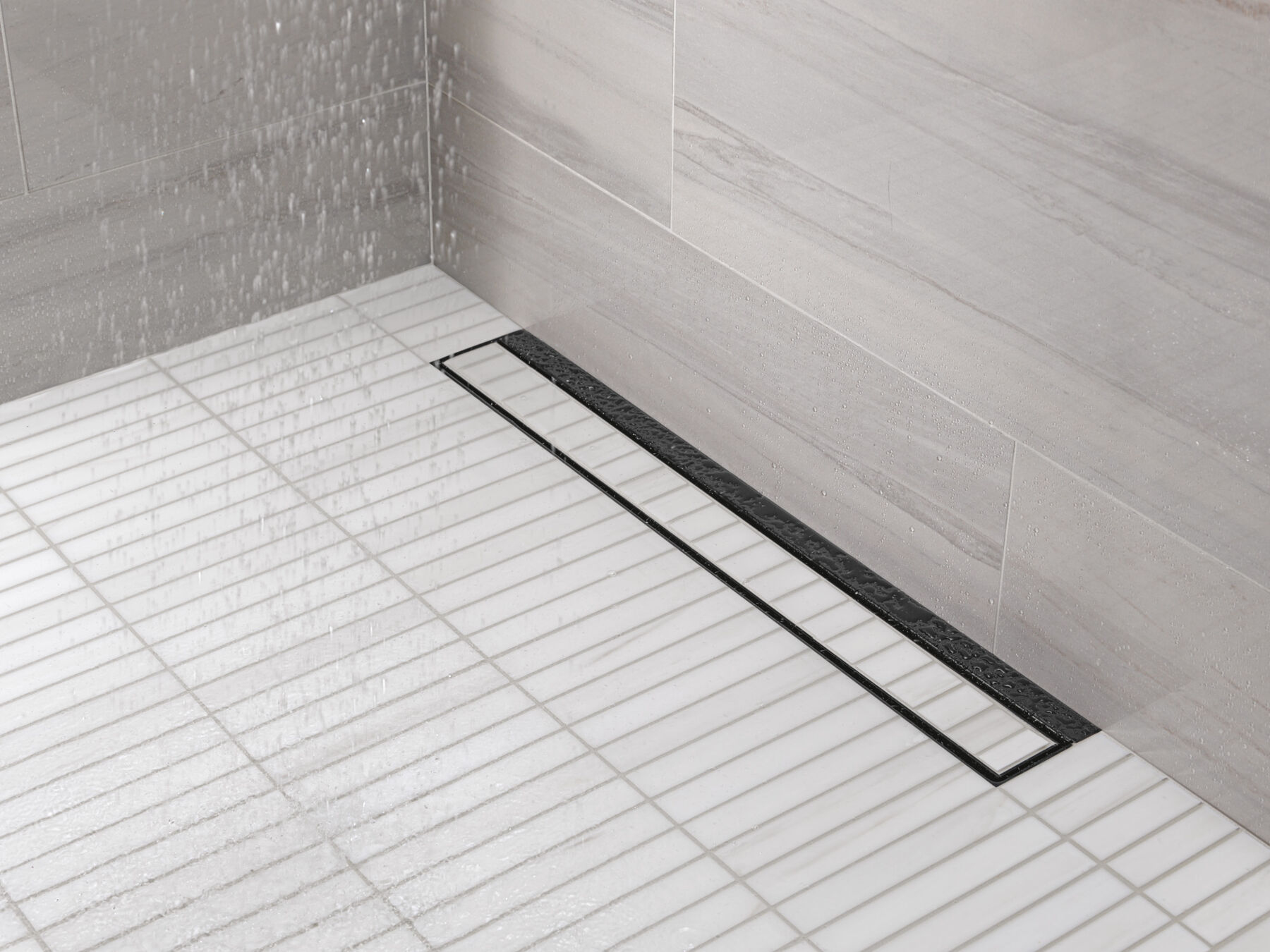 24" Reversible Linear Shower Drain Trim