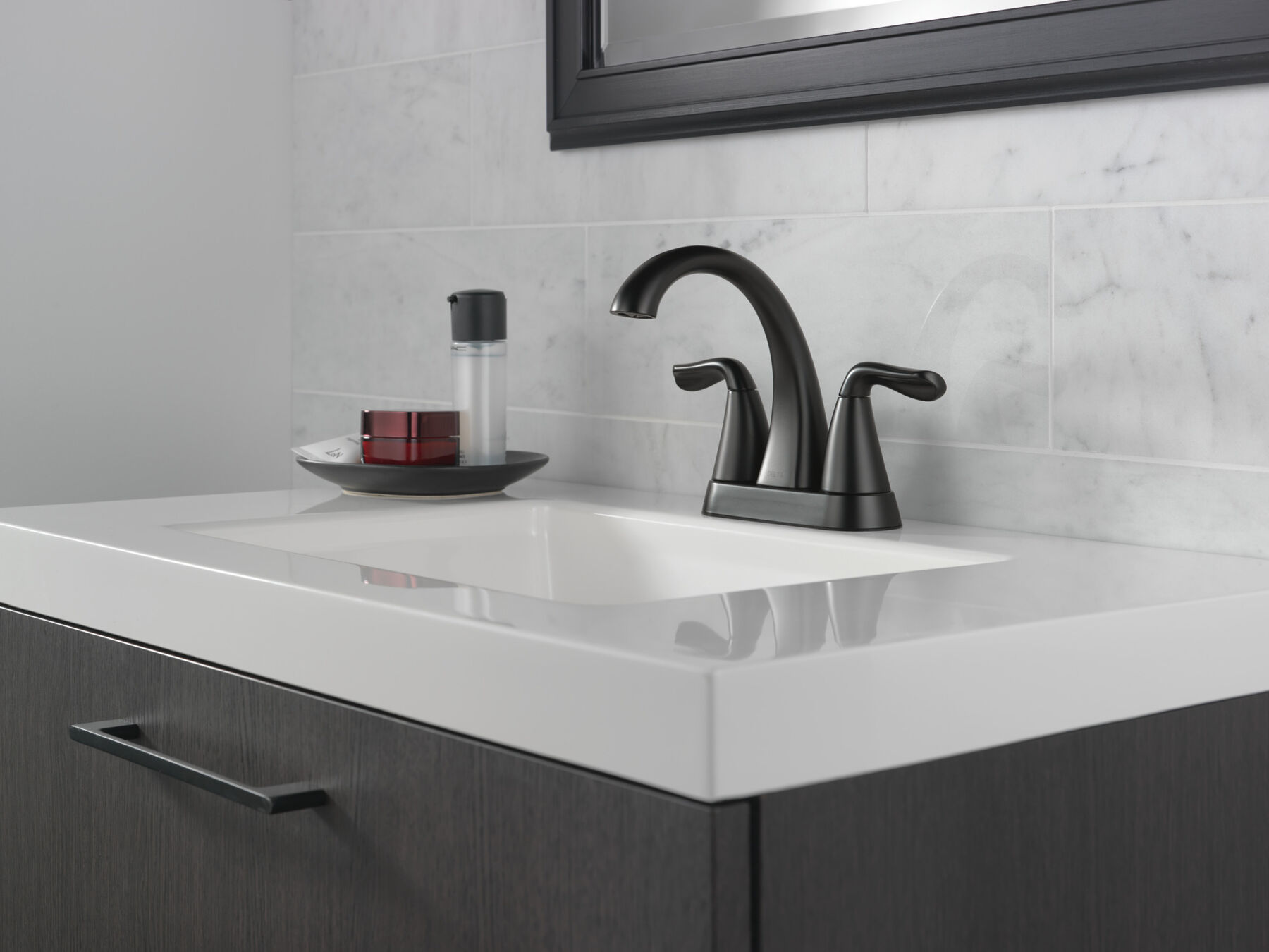 Two Handle Centerset Bathroom Faucet