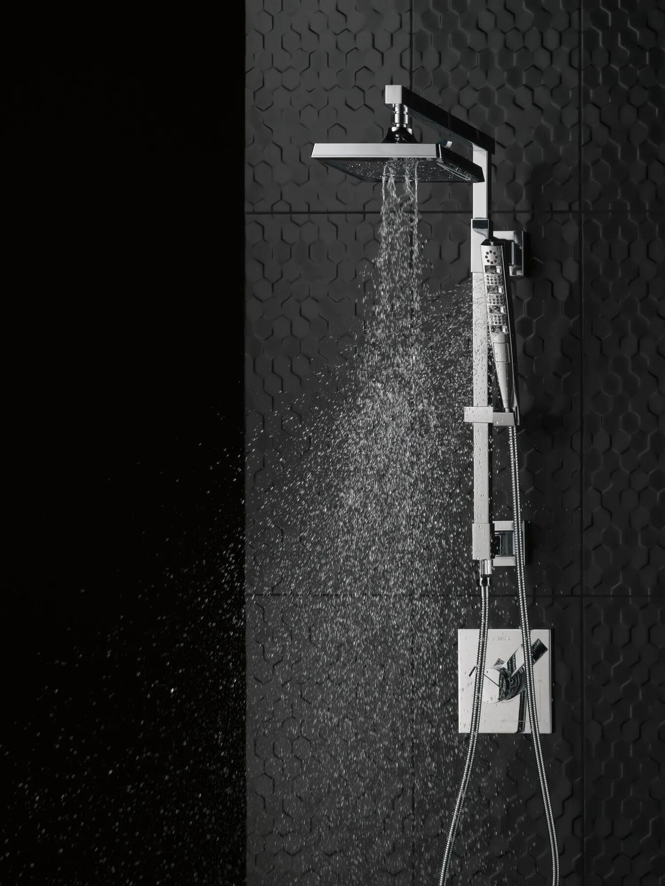 H<sub>2</sub>Okinetic&reg; 3-Setting Raincan Shower Head