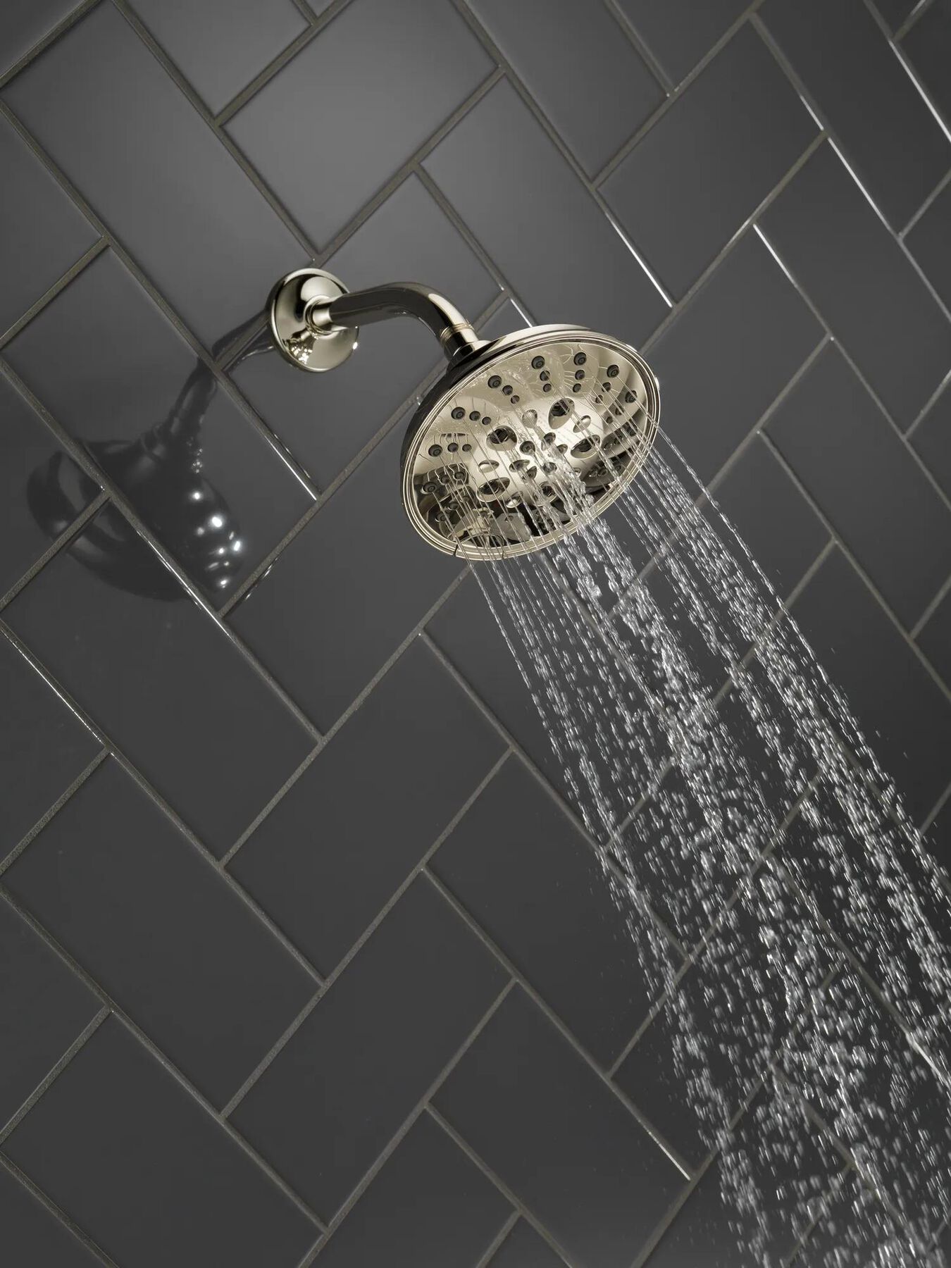 H<sub>2</sub>Okinetic&reg; 5-Setting Traditional Raincan Shower Head