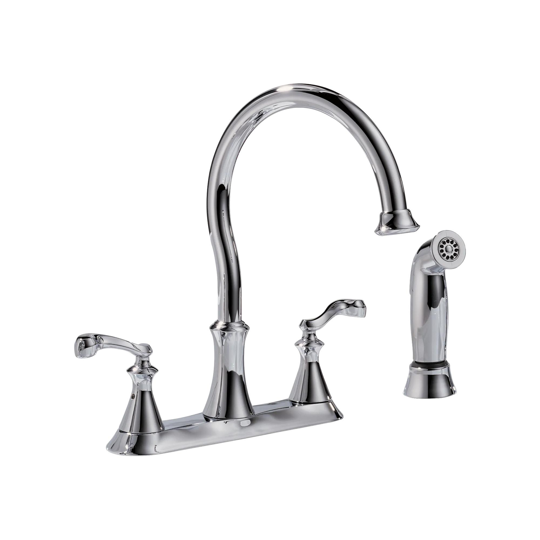 Two Handle Kitchen Faucet with spray
