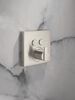 Angular Modern Push-Button Shower