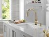 Touch2O with Touchless and VoiceIQ&reg; Technology Single Handle Pull-Down Kitchen Faucet with Soap Dispenser