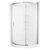 Shower Base with Wall and Enclosure Bundle