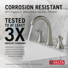 Two Handle Widespread Bathroom Faucet (Recertified)
