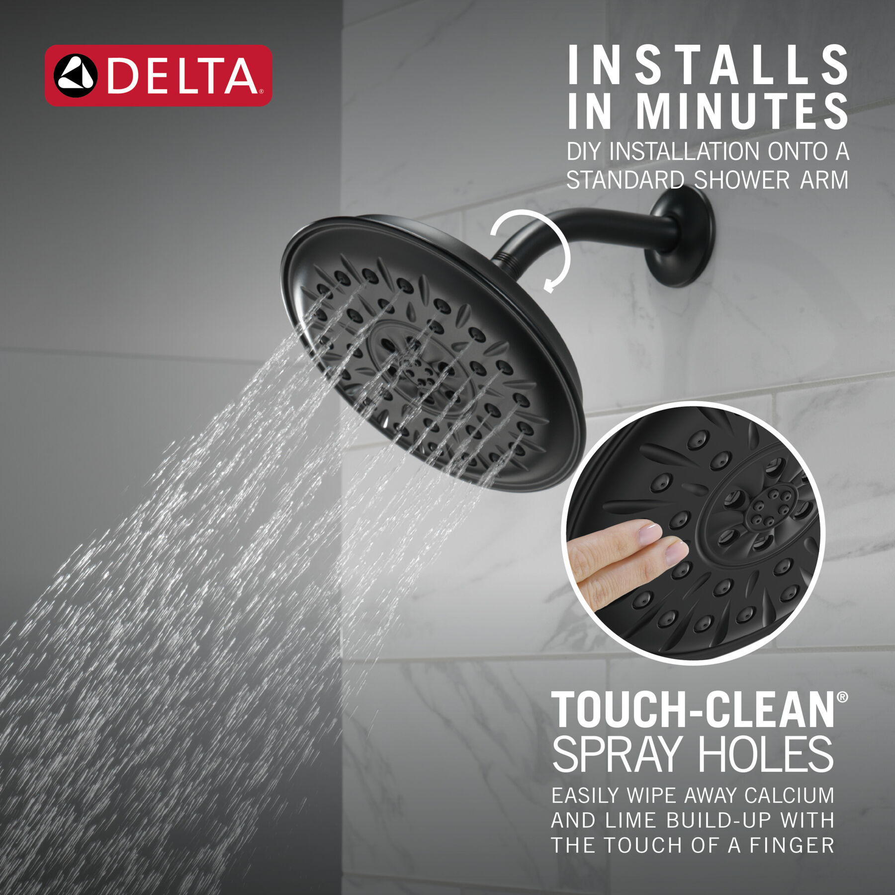 Ultrasoak&reg; 4-Setting Shower Head