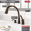 Single Handle Pull-Down Kitchen Faucet with Touch2O&reg; Technology and Soap Dispenser